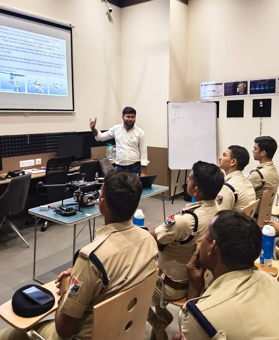 Skyglimps classroom drone training session